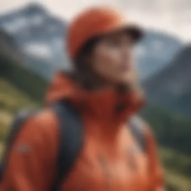 Outdoor enthusiasts wearing Columbia Windproof Jacket during an adventure