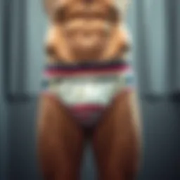 A creative design of personalized underwear showcasing unique graphics