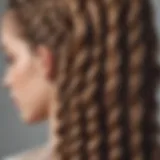 Elegant soft braid hairstyle showcasing intricate weaving