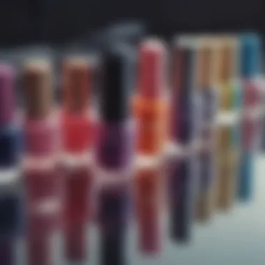 An array of nail polish bottles symbolizing fashion evolution