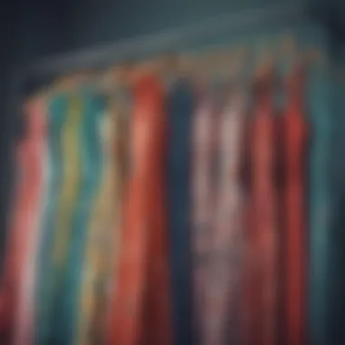 Vibrant Summer Dress Collection for Tweens A colorful collection of summer dresses displayed on a rack