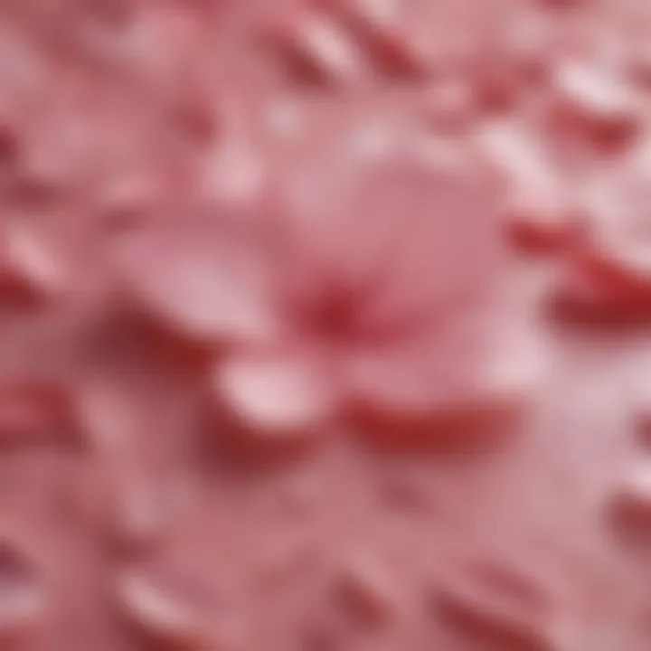 Close-up of materials used in waterproof breast petals demonstrating texture and quality