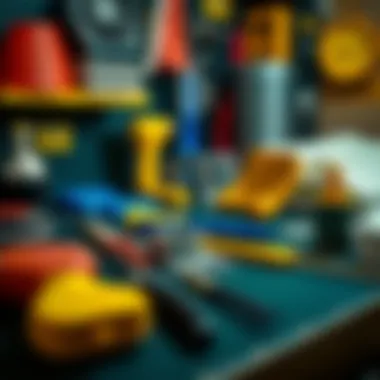 Essential Tools for EVA Foam Applications Various tools and materials for EVA foam applications