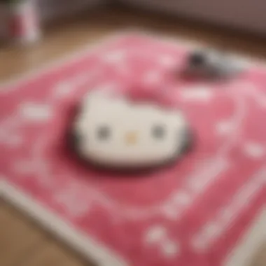 Sustainable materials used in the making of Hello Kitty area rugs