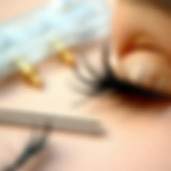 Various materials used in magnetic eyelash construction