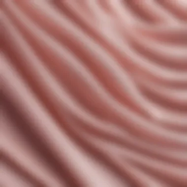 Close-up of the unique texture and opacity of chiffon fabric