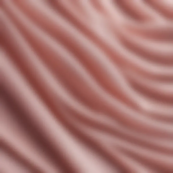 Close-up of the unique texture and opacity of chiffon fabric