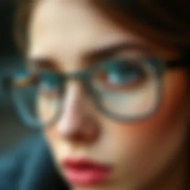 Diverse Lens Options for Rectangle Half Frame Glasses Variety of lens options available for rectangle half frame glasses