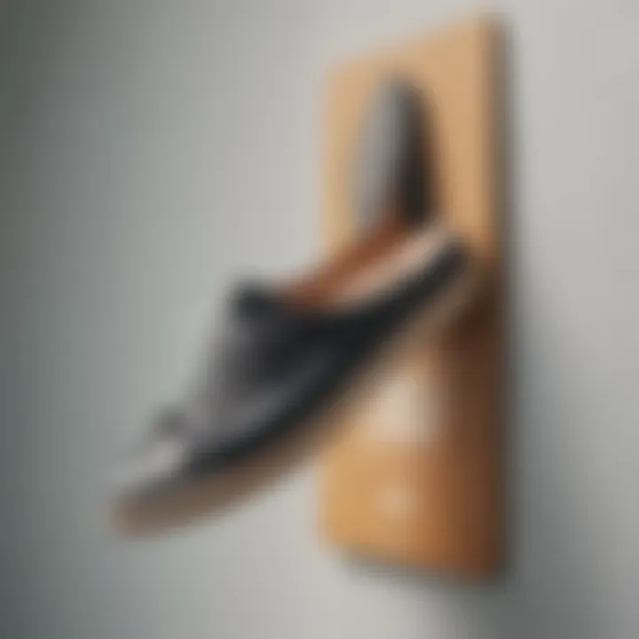 Sustainable shoe door hangers made from eco-friendly materials