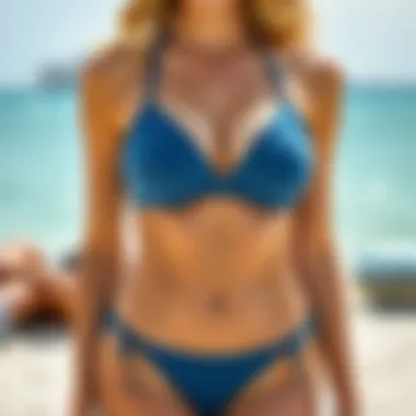 Eco-Friendly Materials in Swimwear Production Sustainable swimwear production showcasing eco-friendly materials