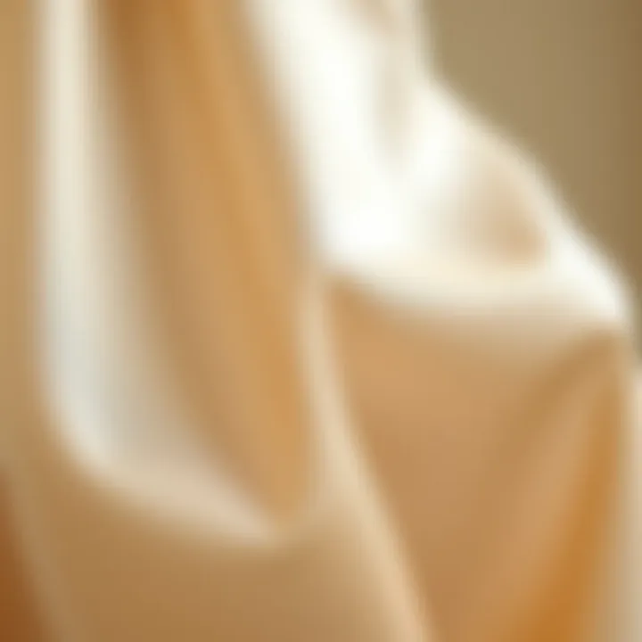 Close-up of luxurious fabric used in palazzo pants set