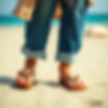 Effortless Style with Comfortable Footwear Pairing flip flops with casual summer outfits